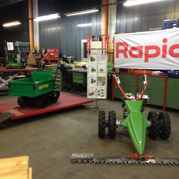 Rapid-Einachser und weitere Landtechnik
